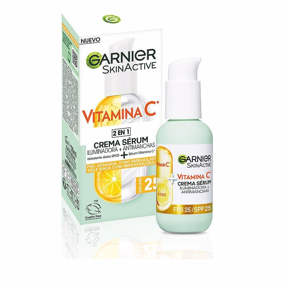 Cream + Serum Garnier Skinactive Vitamina C Spf 25 50 ml