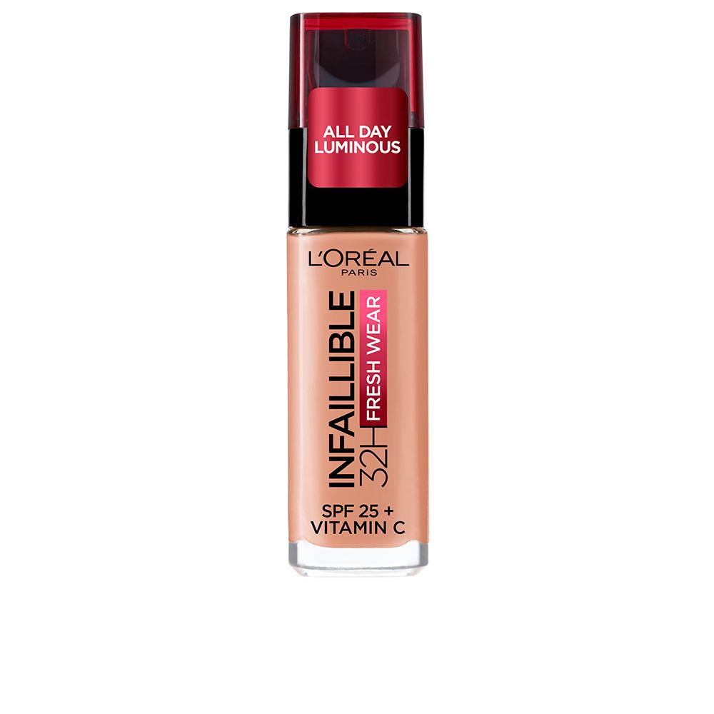 Crème Make-up Base L'Oreal Make Up Infalible Fresh Wear 160-lin rose Spf 25 (30 ml)