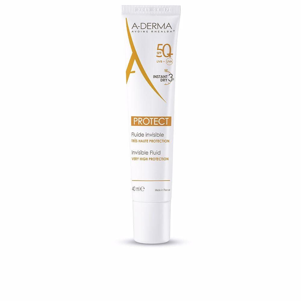 Facial Sun Cream A-Derma Protect Fluide Invisible SPF 50+ (40 ml)