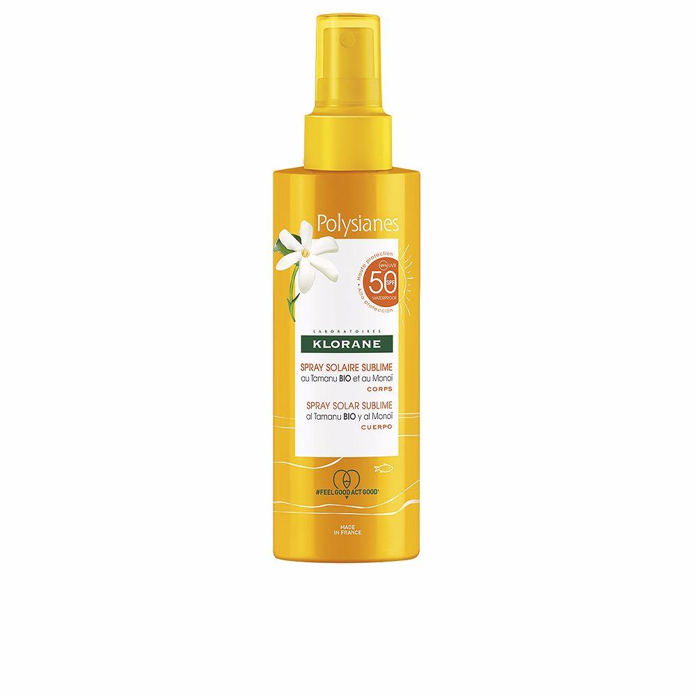 Polysianes Monoï Y Tamanu Bio body sun spray SPF50 200 ml