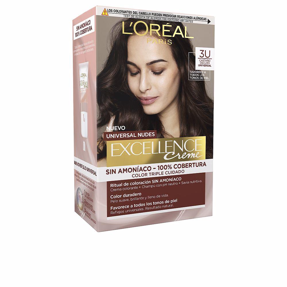 Permanent Dye L'Oreal Make Up Excellence Dark Brown