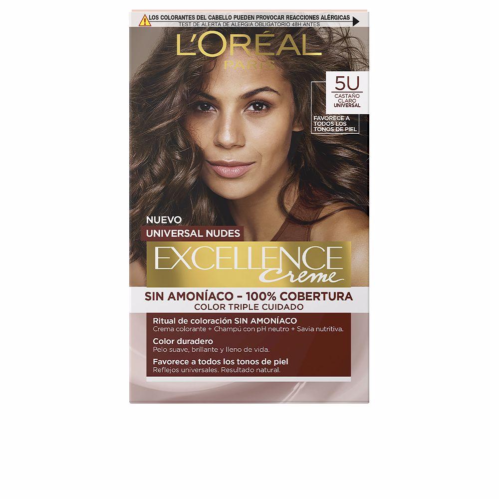 Permanent Dye L'Oreal Make Up Excellence Light Brown