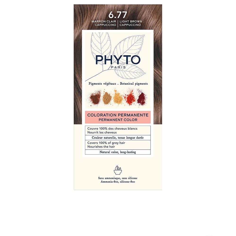 Permanent Colour PHYTO PhytoColor 6.77-marrón claro capuchino Ammonia-free