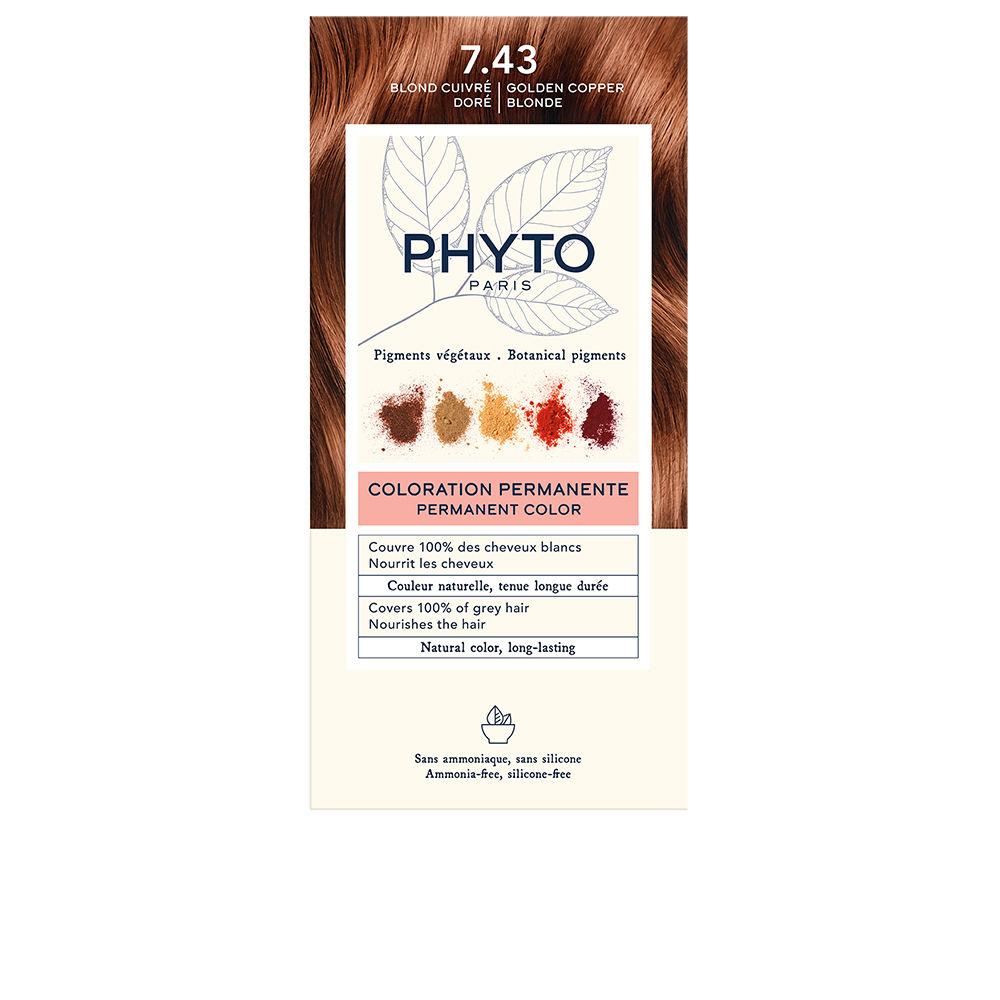 Permanent Colour Phyto Paris Phytocolor 7.43-rubio dorado cobrizo Ammonia-free