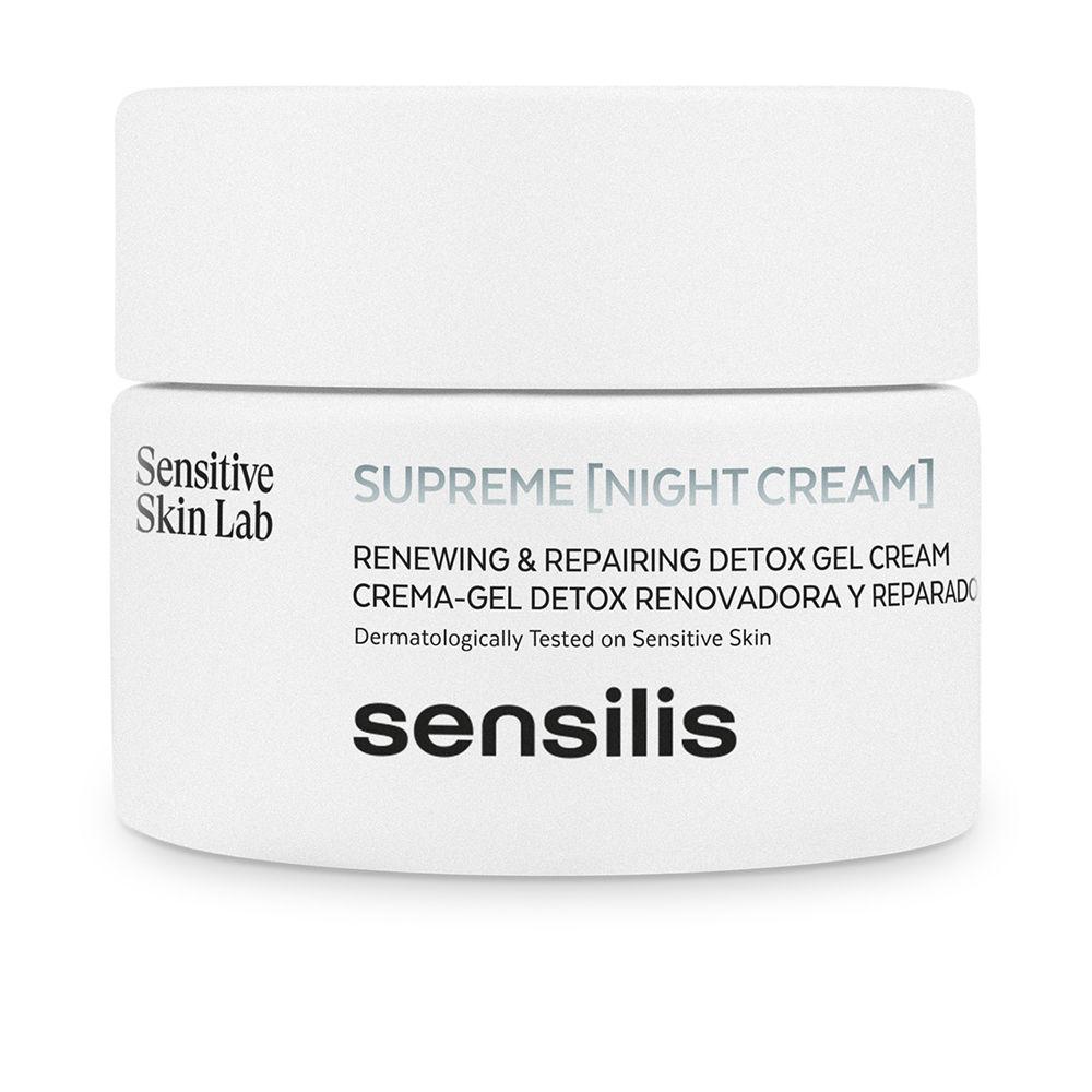 Anti-Wrinkle Night Cream Sensilis Supreme Real Detox 50 ml