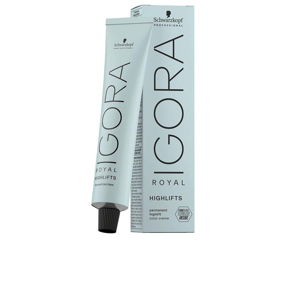 Permanent Colour Creme Schwarzkopf Igora Royal Highlifts Nº 12.1 Nº 12-1 Nº 9.0-rubio Muy Claro 60 Ml