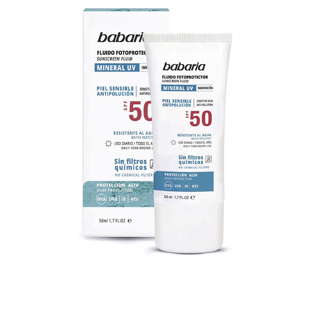 Sun Screen Lotion Babaria Solar Mineral Uv Spf 50 50 ml