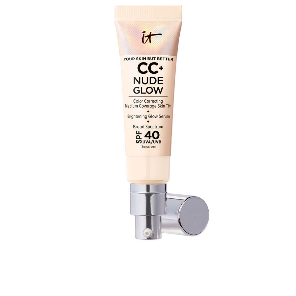 Crème Make-up Base It Cosmetics CC+ Nude Glow Fair Ivory Spf 40 32 Ml