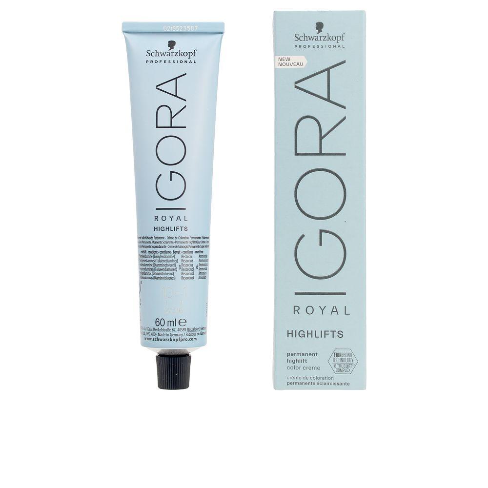 Permanent Colour Creme Schwarzkopf Igora Royal Highlifts Nº 10-1 (60 ml)