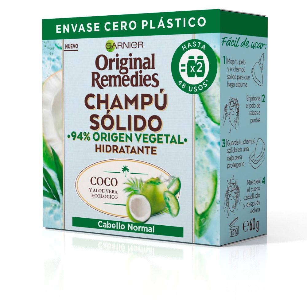 Original Remedies champú sólido hidratante de coco 60 gr