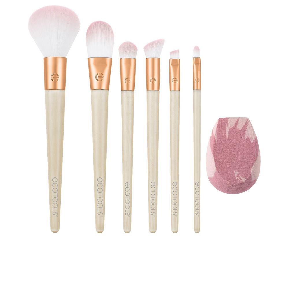 Set of Make-up Brushes Ecotools Wrapped In Glow Limited edition 7 Pieces