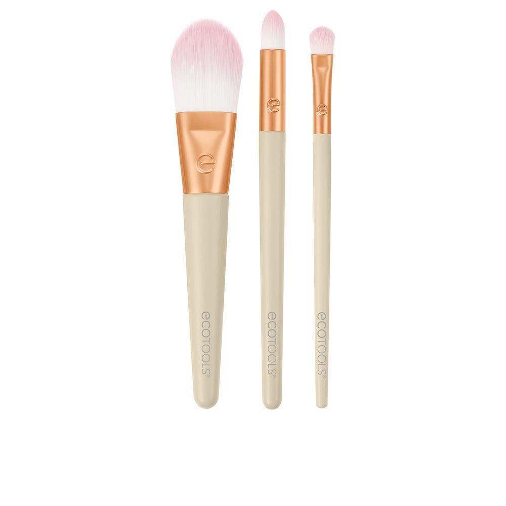 Set of Make-up Brushes Ecotools Ready Glow Limited edition 3 Pieces