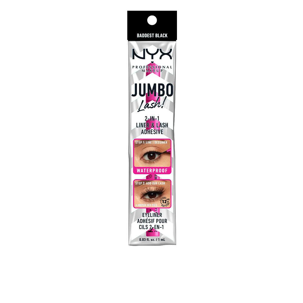 Jumbo 2IN1 eyeliner and false eyelash adhesive #black