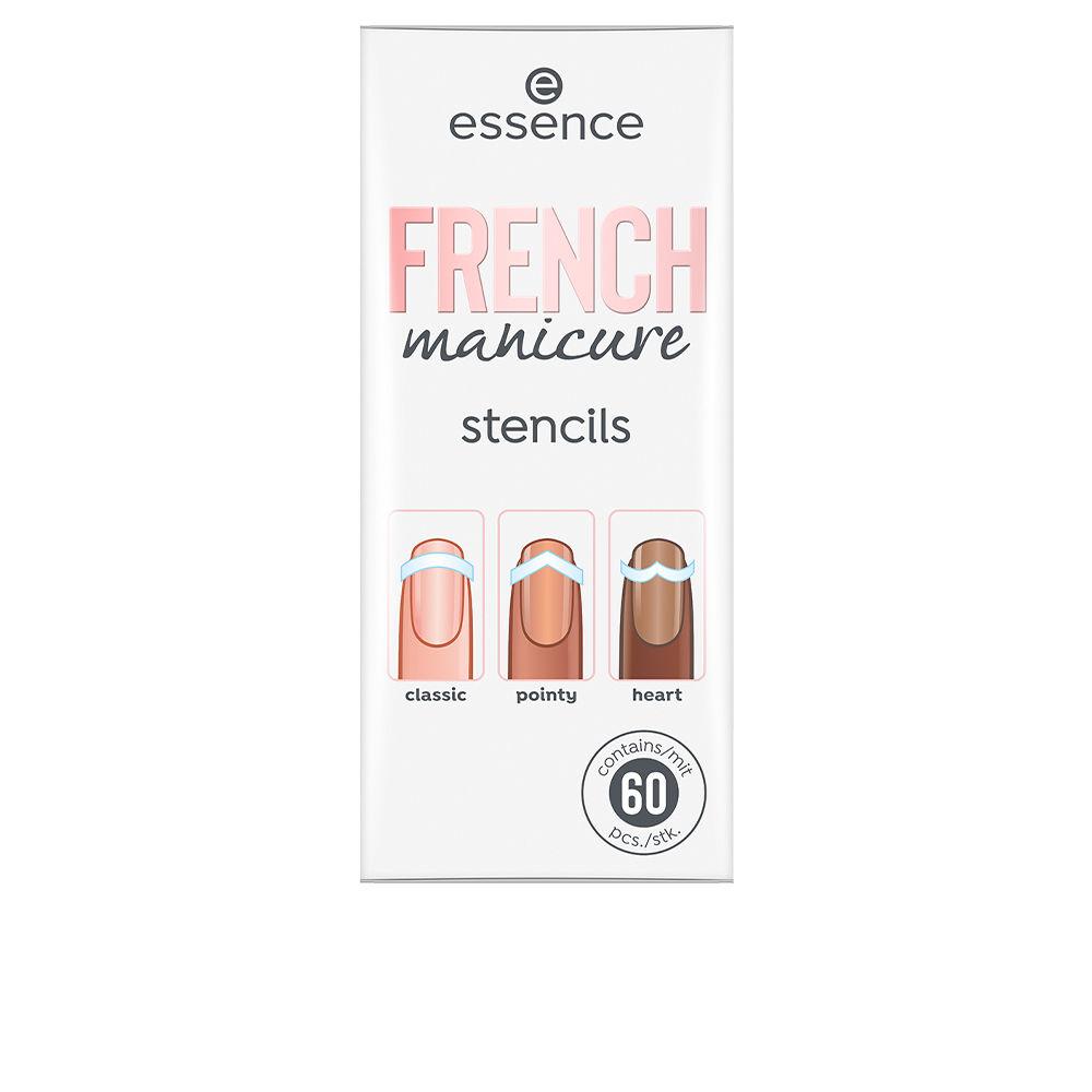 French manicure guías para uñas 60 u