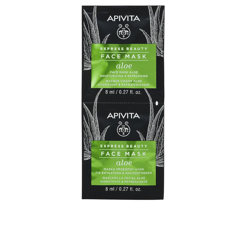 Express Beauty mascarilla hidratante refrescante con aloe 2 x 8 ml