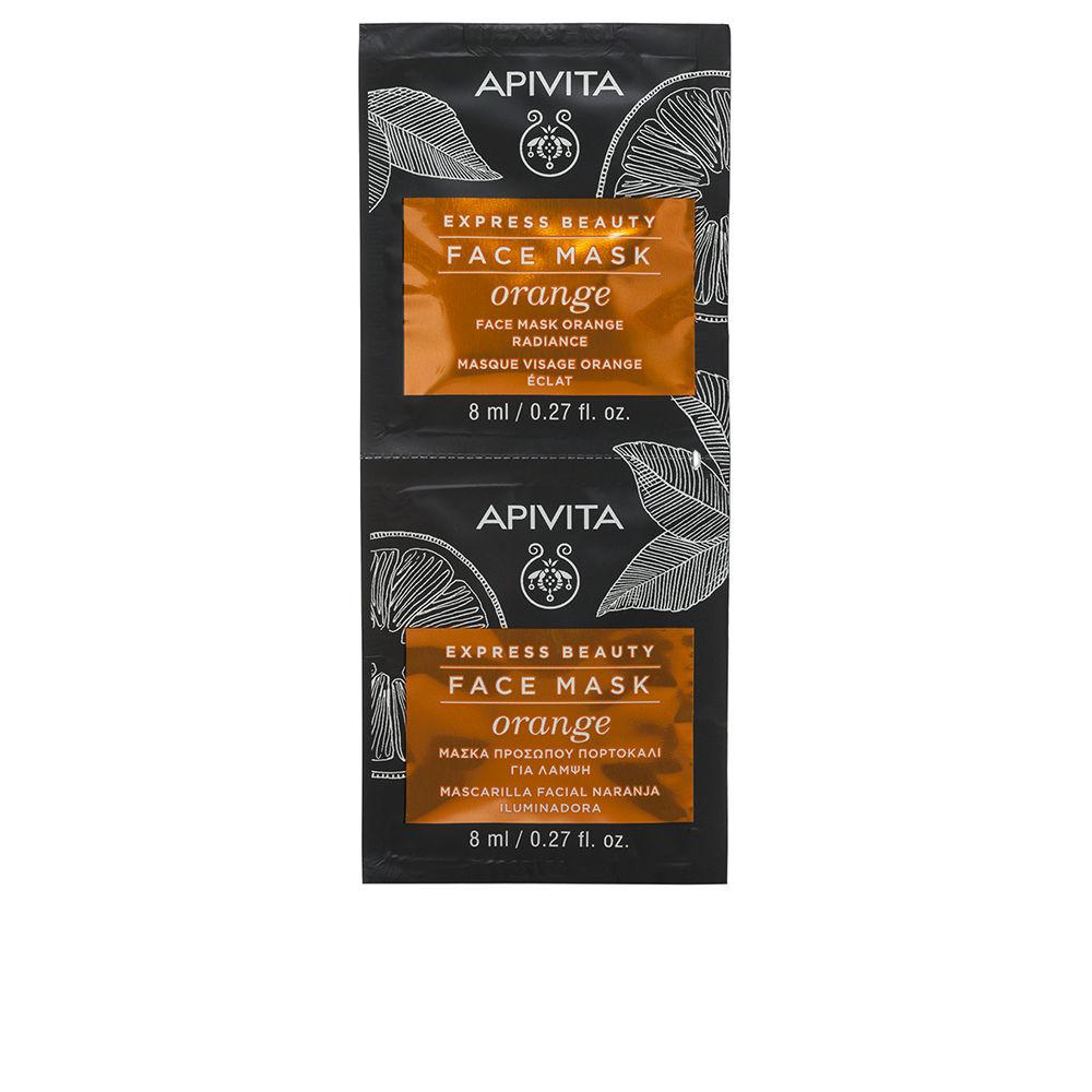 Express Beauty brightening face mask with orange 2 x 8 ml