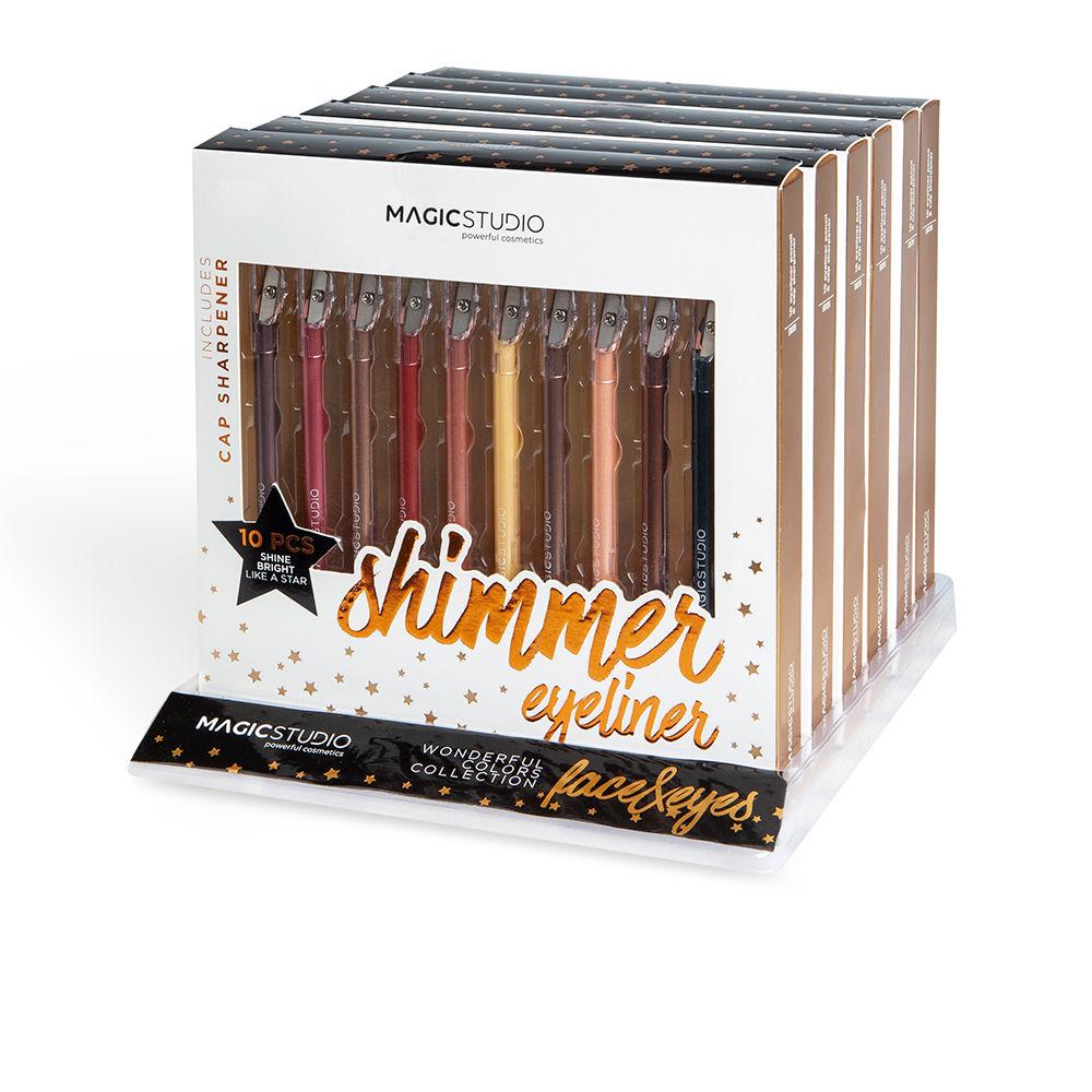 Colorful Shimmer Eyeliner set 10 pz