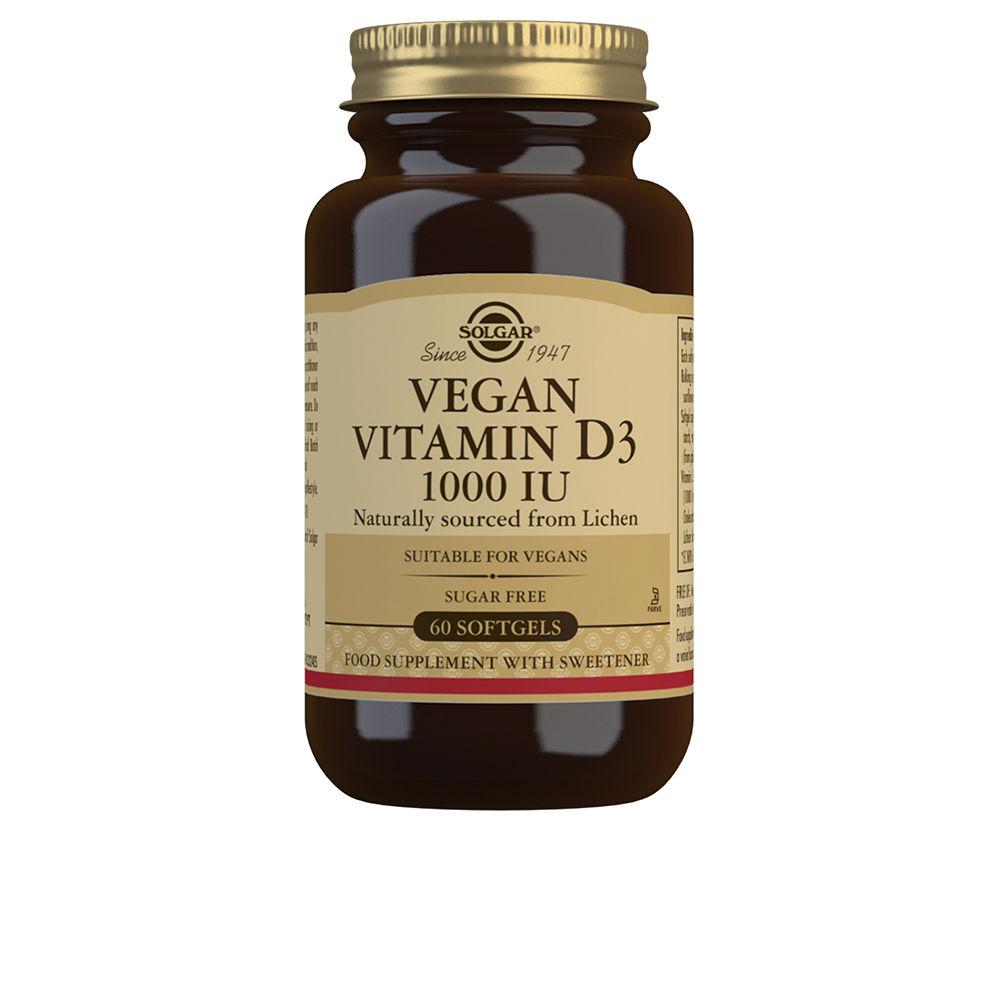 Vitamina D3 Vegana 1000UI cápsulas blandas 60 u