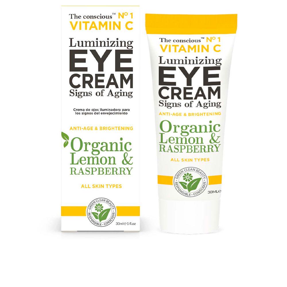 Vitamin C luminizing eye cream organic lemon & raspberry 30 ml