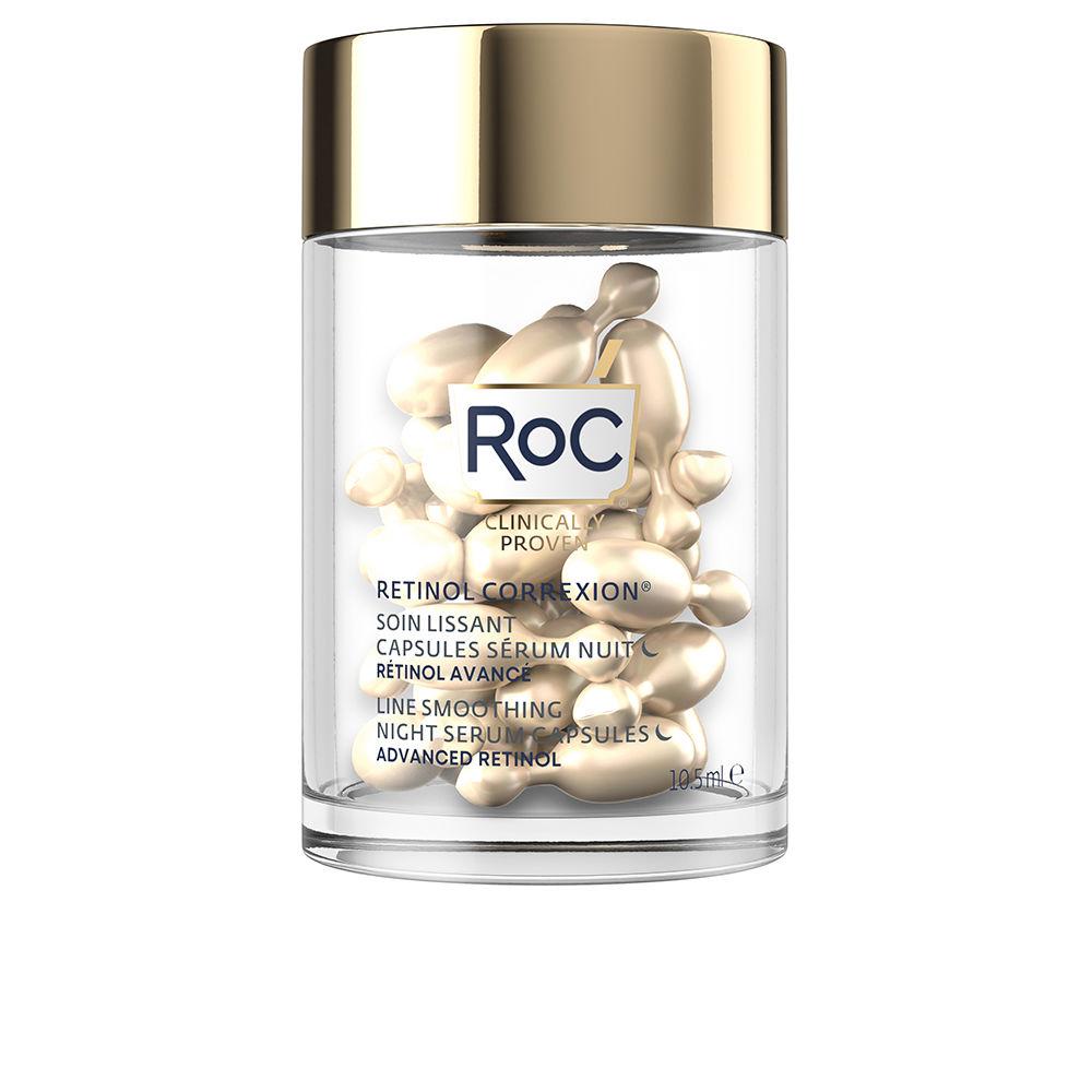 Facial Serum Roc Line Smoothing Retinol Night 30 Capsules