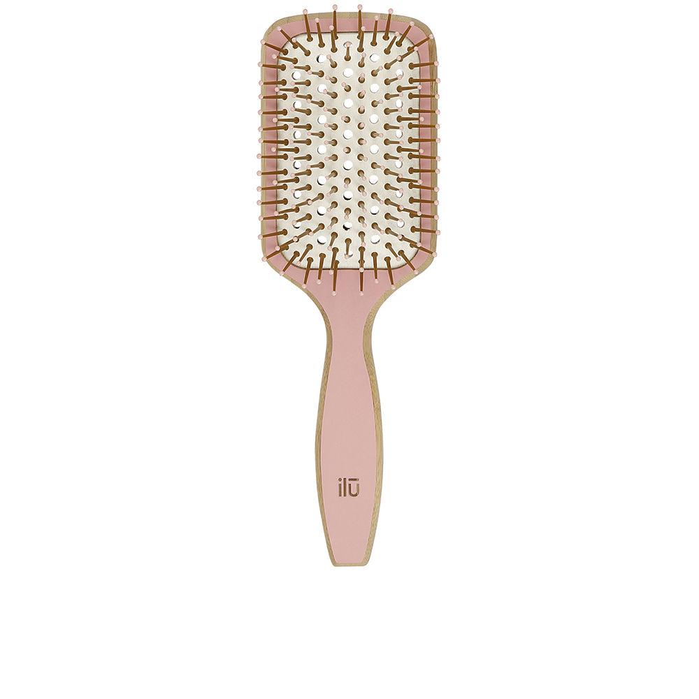 Detangling Hairbrush Ilū Bamboom Squared Pink