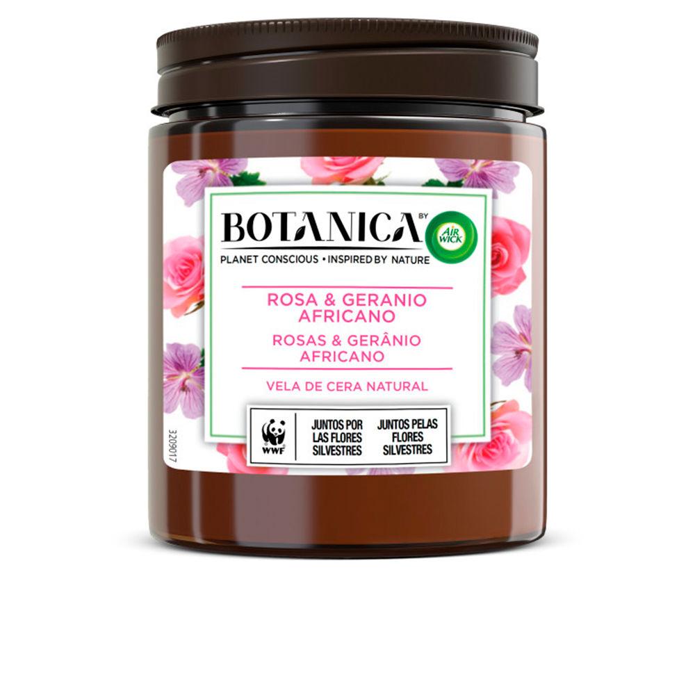 Botanica Candle rose & geranium 205 gr