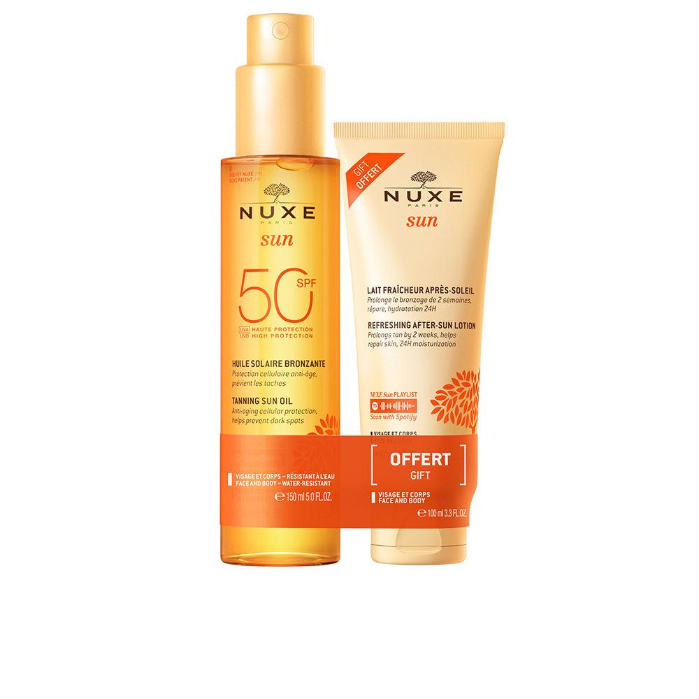 Nuxe Sun Tanning Oil Face And Body SPF50 Pack 2 pcs