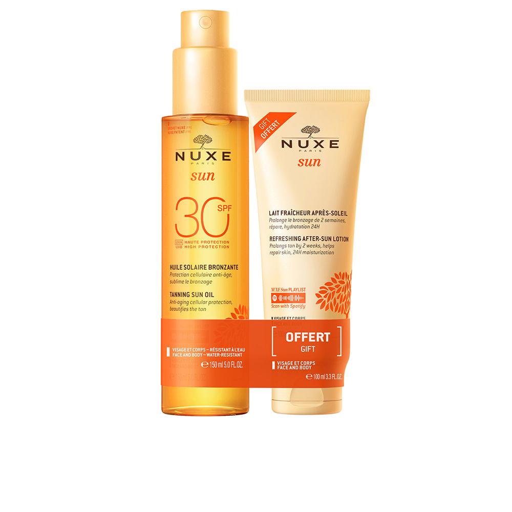 Nuxe Sun Face And Body Tanning Oil SPF30 Case 2 pcs