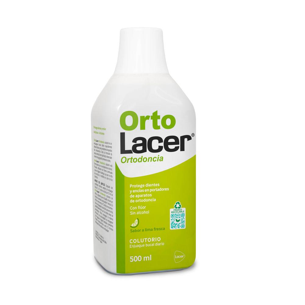 Mouthwash Lacer Ortolacer Orthodontics care Lime 500 ml