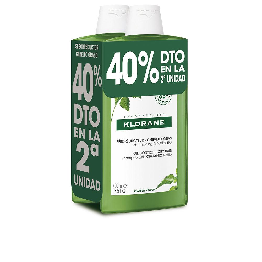 A La Ortiga Bio champú seborregulador cabello graso 2 x 400 ml