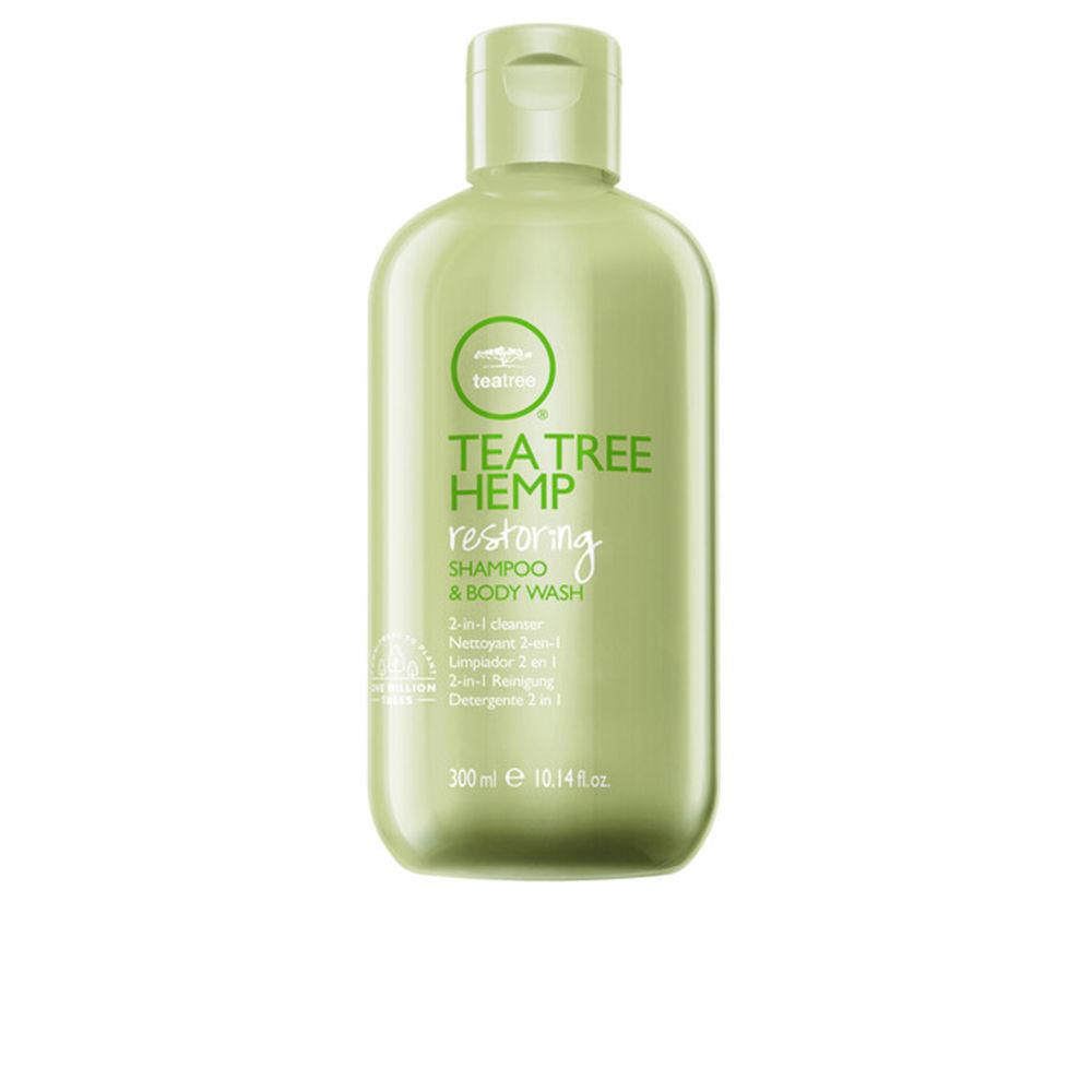 Tea Tree Hemp Restoring Shampoo & Body Wash 300 Ml