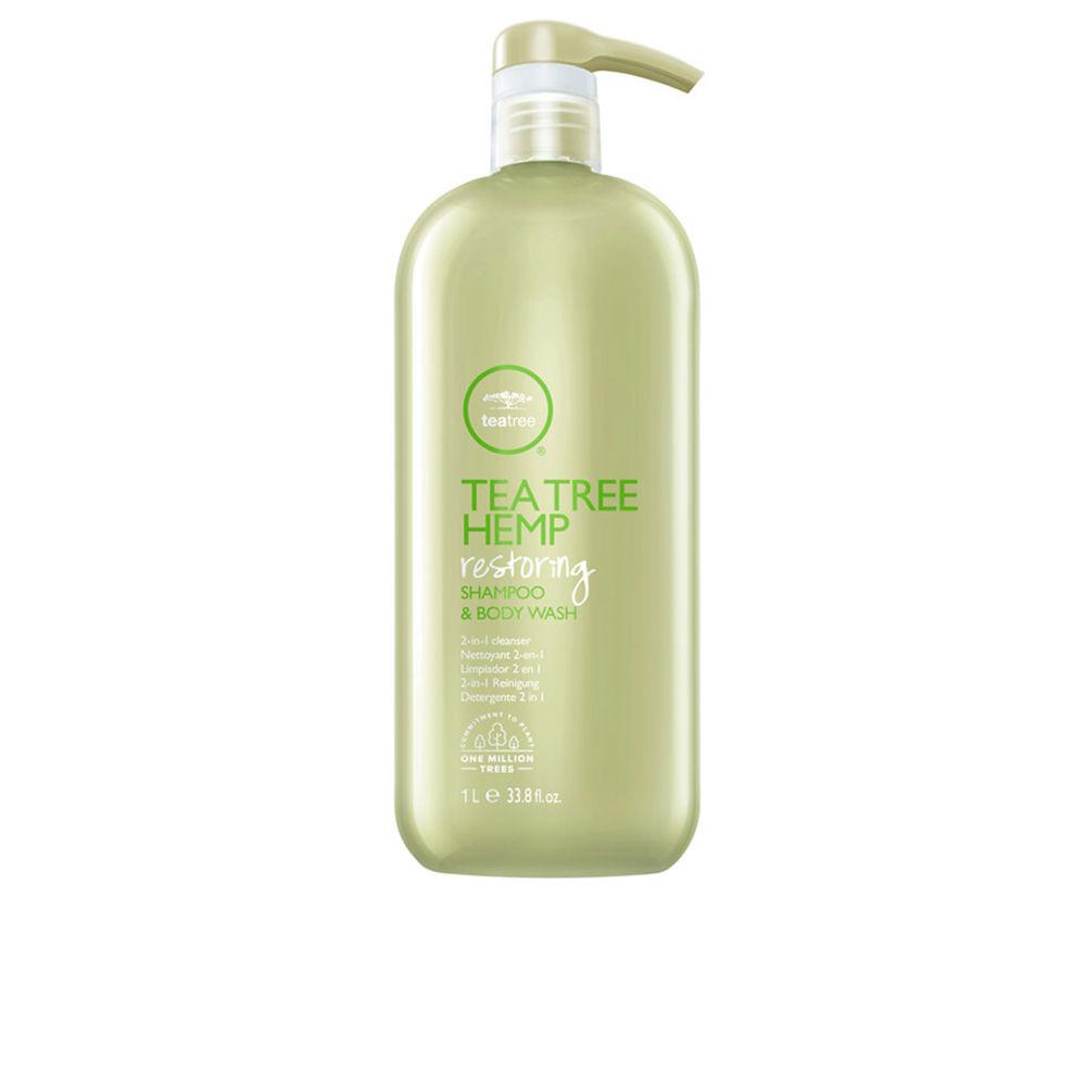 Tea Tree Hemp Restoring Shampoo & Body Wash 1000 Ml