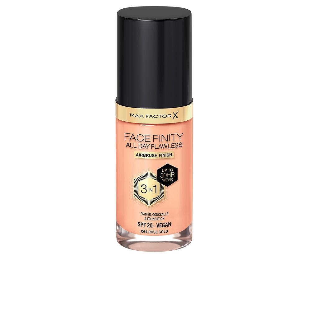 Facefinity 3IN1 primer, Concealer & Foundation #64-rose Gold