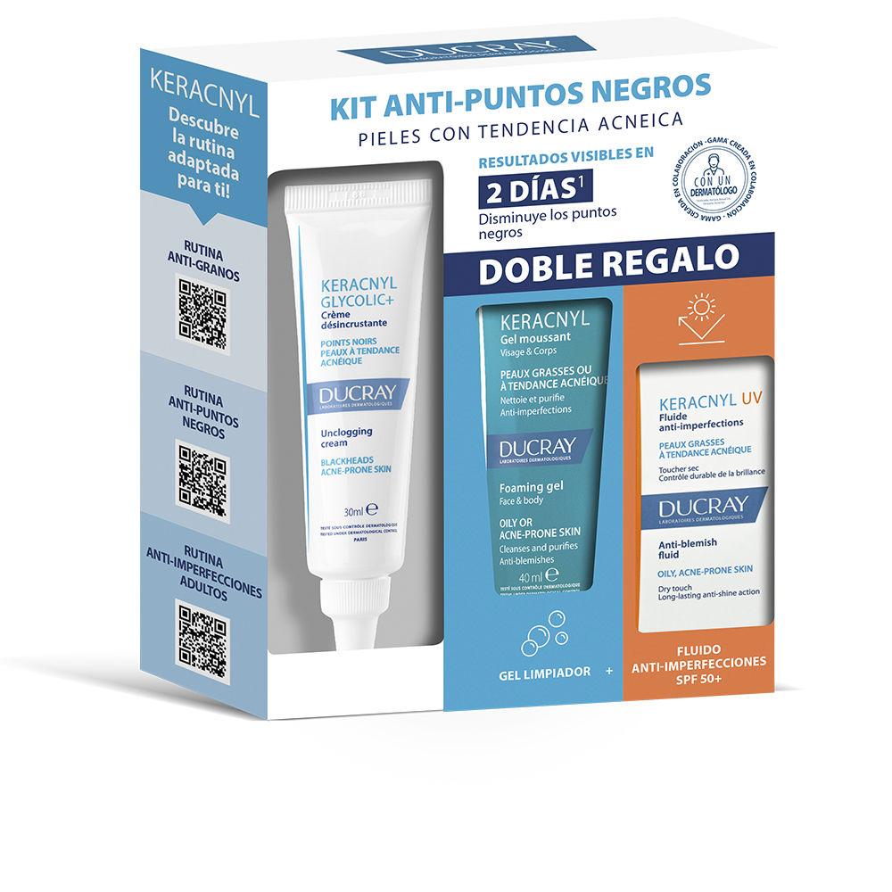 Keracnyl ANTI-PUNTOS Negros + Crema + Fluido set 3 pz