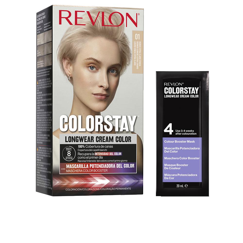 Permanent Dye Revlon Colorstay Nº 001 Ash