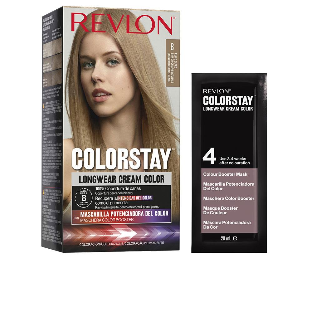 Permanent Dye Revlon Colorstay Light Blonde Nº 8