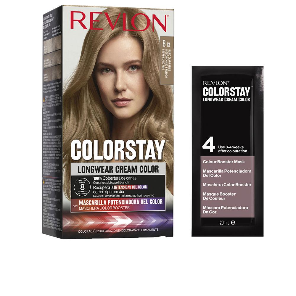 Permanent Dye Revlon Colorstay Light Blonde Nº 8.13