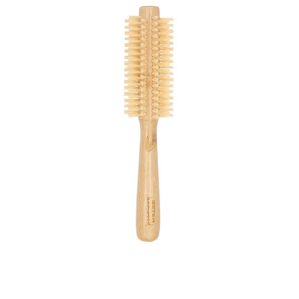 Bamwood round brush nylon bristles 1 u