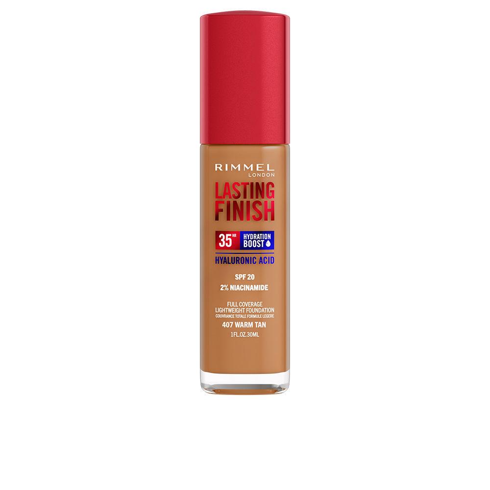 Crème Make-up Base Rimmel London Lasting Finish Nº 407 Warm Tan Spf 20 30 Ml