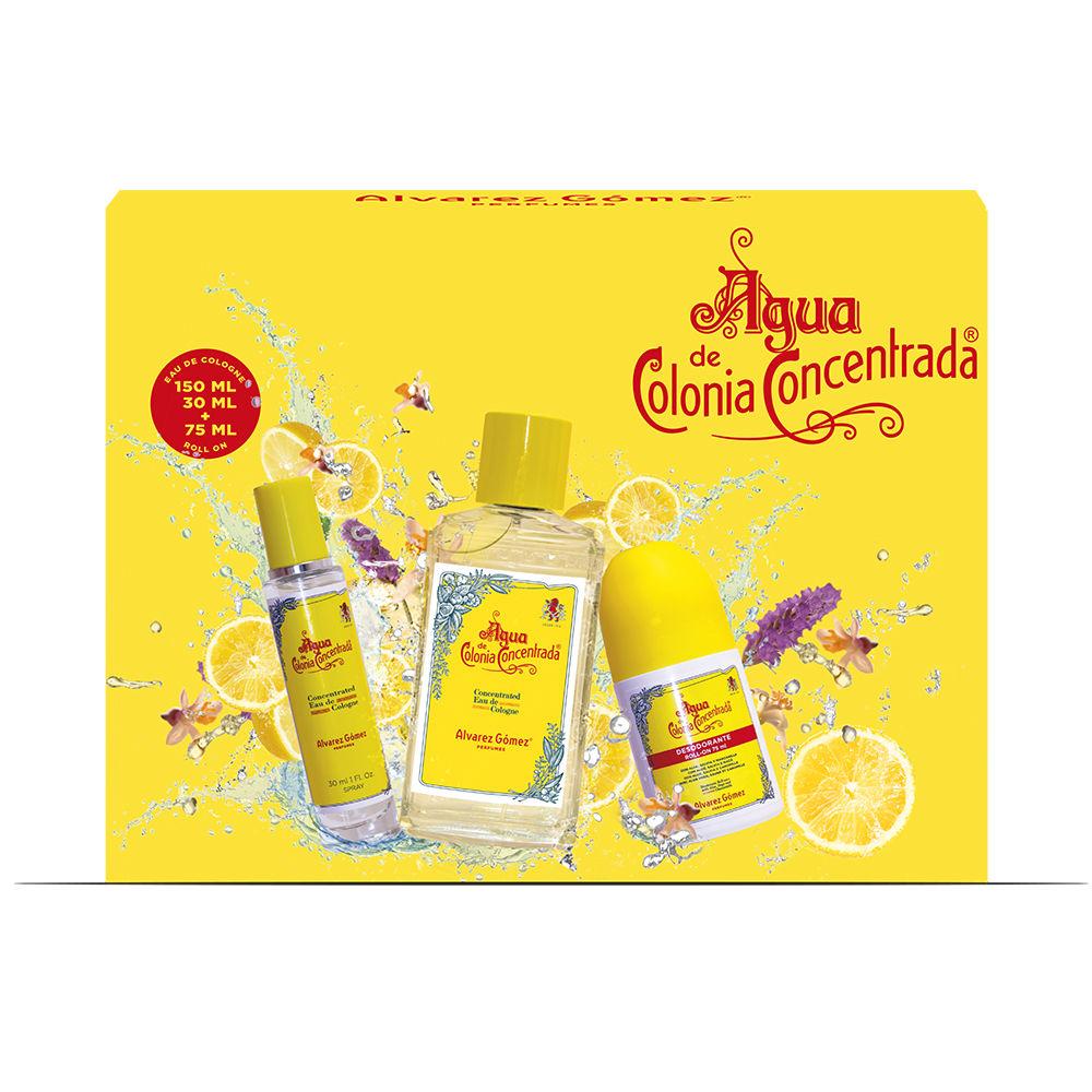 Unisex' Perfume Set Alvarez Gomez Agua de Colonia Concentrada 3 Pieces