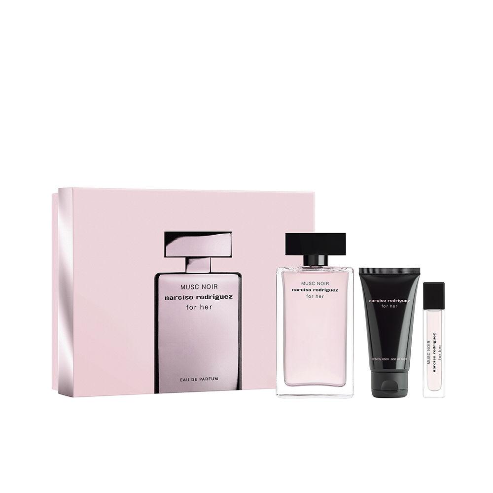 Women's Perfume Set Narciso Rodriguez Musc Noir 3 Pieces