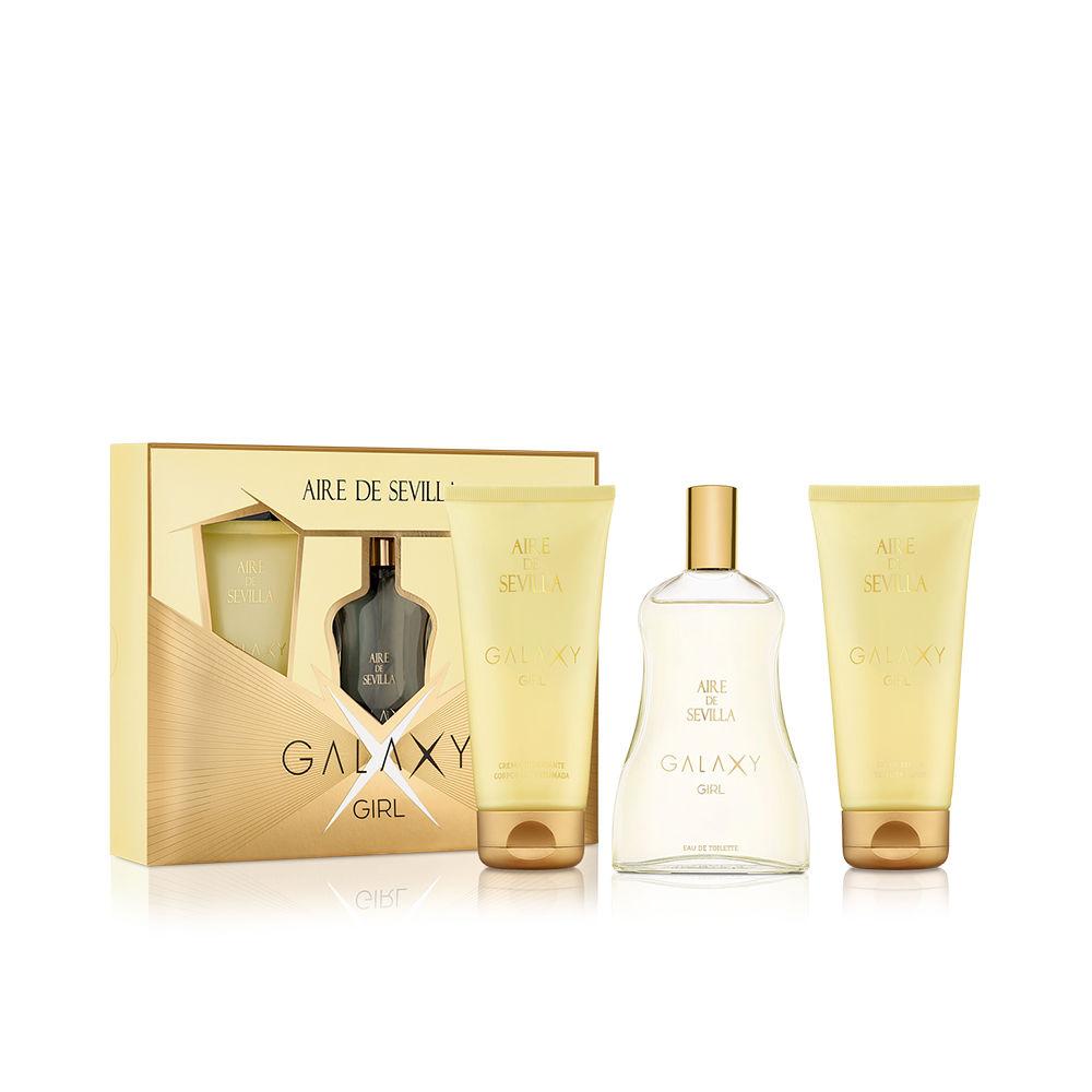 Women's Perfume Set Aire Sevilla EDT Galaxy Girl 3 Pieces