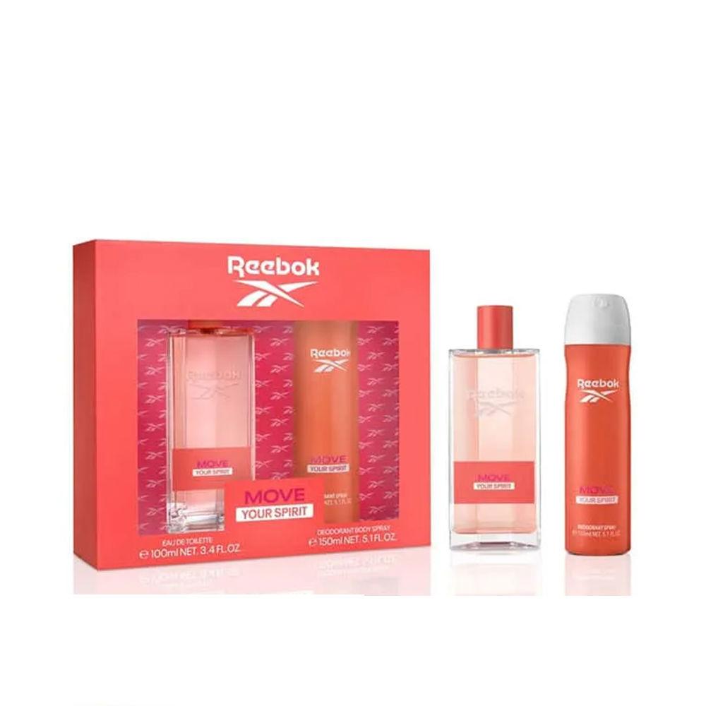 Women's Perfume Set Reebok EDT Move Your Spirit 2 Pieces