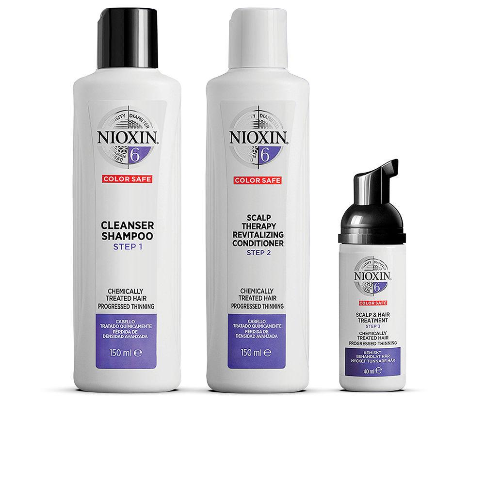 System 6 - Kit - Treatment for very weakened Chemically Treated Hair 3 pcs