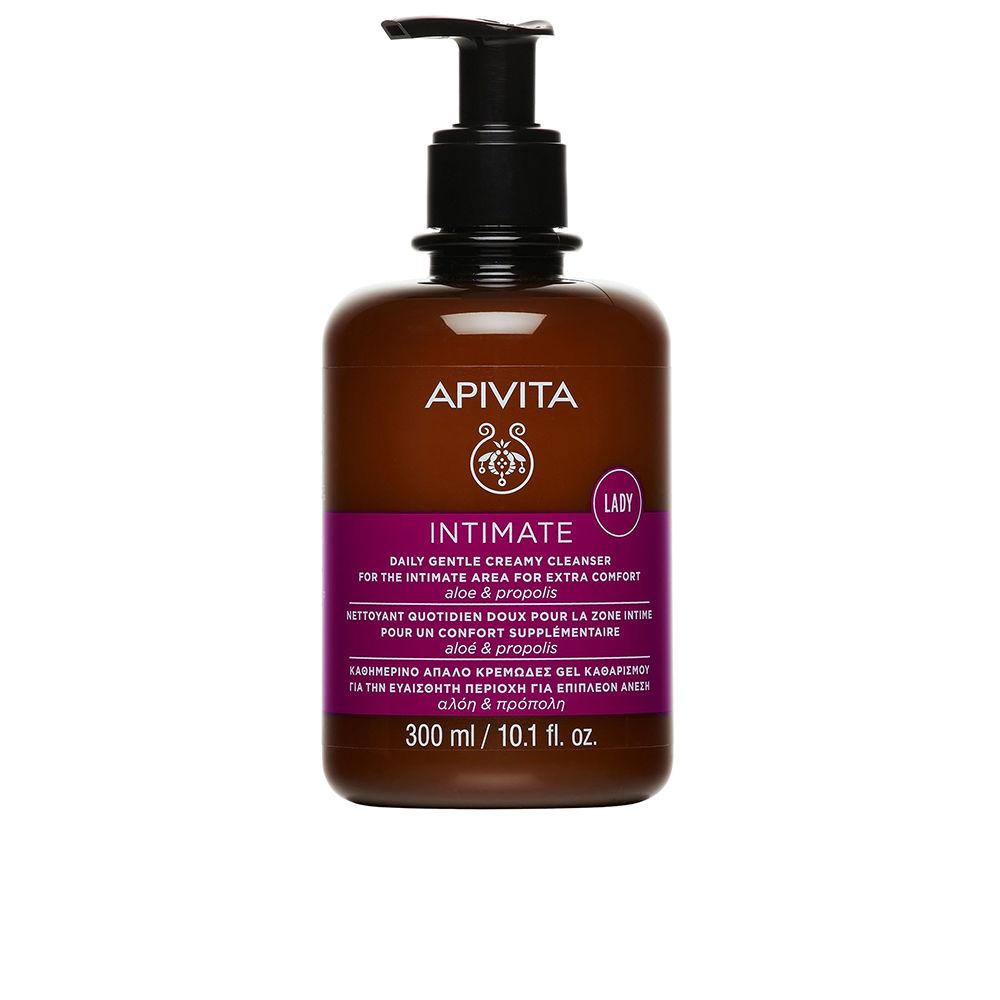 Apivita Gentle Creamy Cleanser For Daily Intimate Hygiene With aloe vera and propolis 300 ml