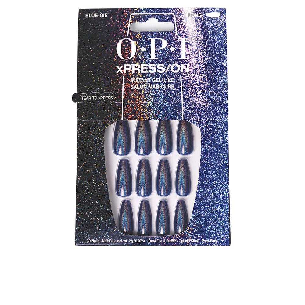 Opi xPRESS/ON Artificial Nails Nail Art #Blue-Gie