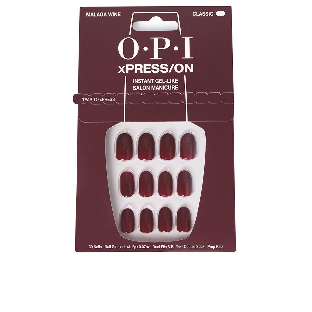 Opi xPRESS/ON Artificial Nails Iconic Shades #Malaga Wine