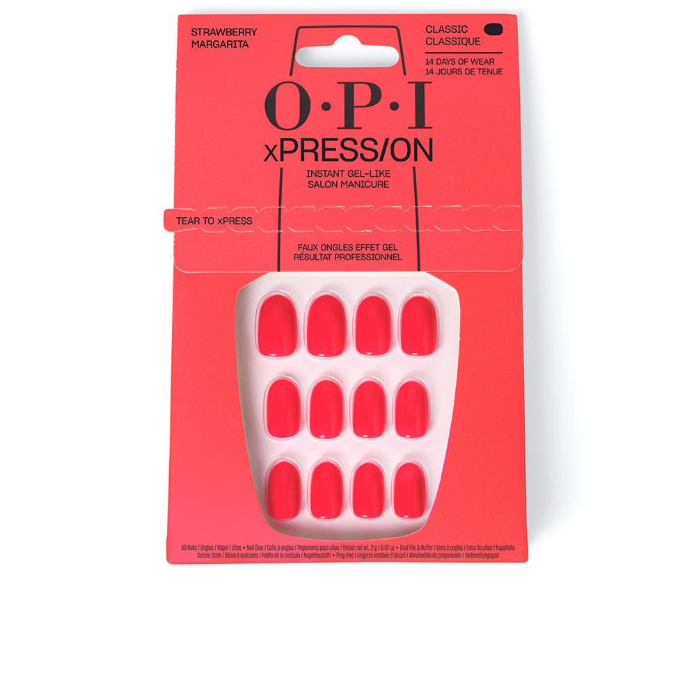 Opi xPRESS/ON Artificial Nails Iconic Shades #Strawberry Margarita