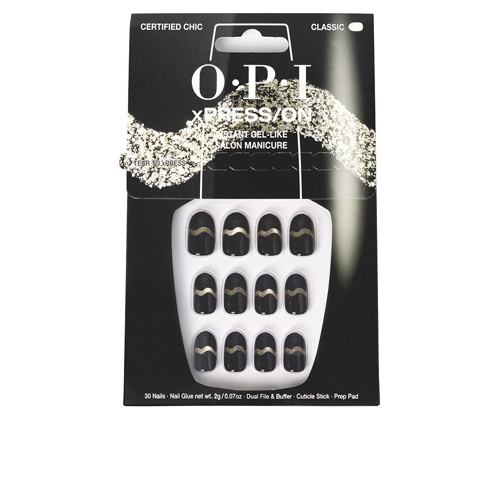 Opi xPRESS/ON Artificial Nails Nail Art #Certified Chic