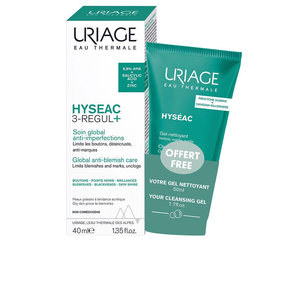 Hyseac 3 REGUL+. GRAINS, Blackheads + Cleansing Gel Case 2 pcs